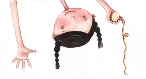 Большая маленькая девочка, 1 книга, иллюстрация