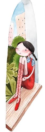 Большая маленькая девочка, 1 книга, иллюстрация